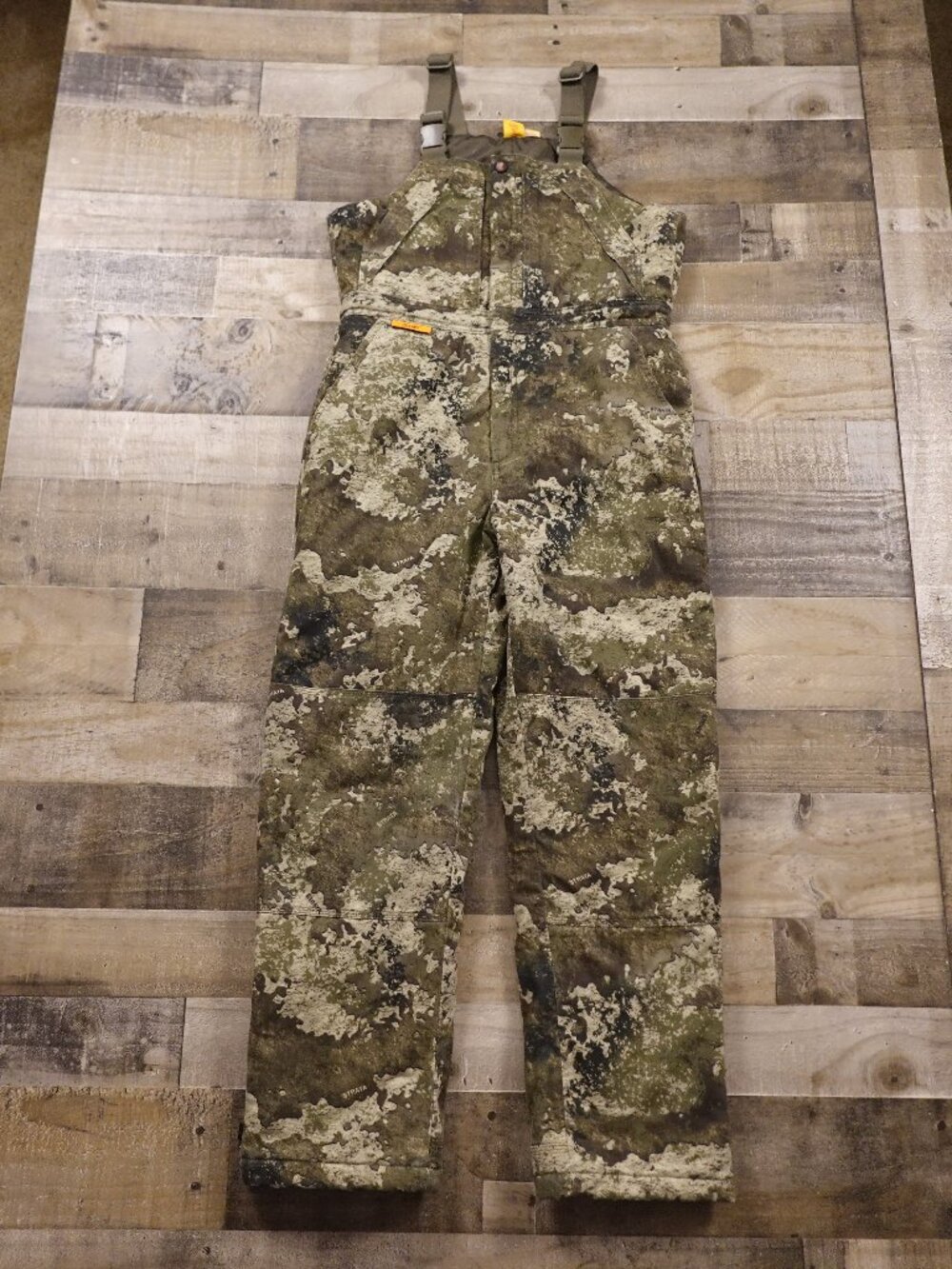SHE Outdoor Insulated Hunting Bib Overalls Women’s Medium Strata Camo Thermal